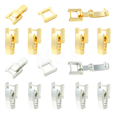 10Bags 2Colors Eco-Friendly Brass Watch Band Clasps KK-YW0004-71-1