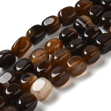 Natural Agate Beads Strands G-H295-A01-03-1