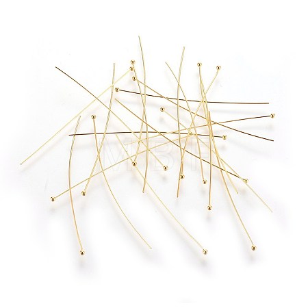 Brass Ball Head Pins LS-RP0.5X50MM-01-G-1