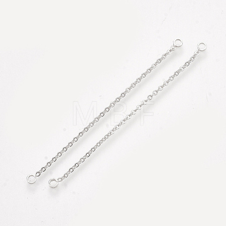 Brass Chain Links Connectors KK-T044-03A-P-1