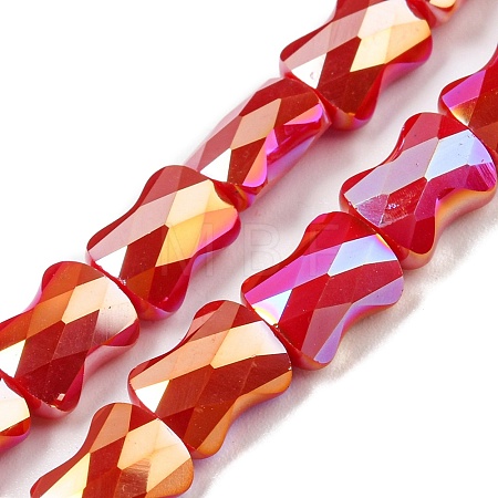 AB Color Plated Glass Beads Strands EGLA-P051-06B-B06-1