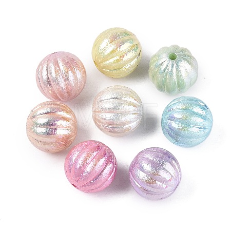 UV Plating Opaque Acrylic Beads OACR-N160-02A-1