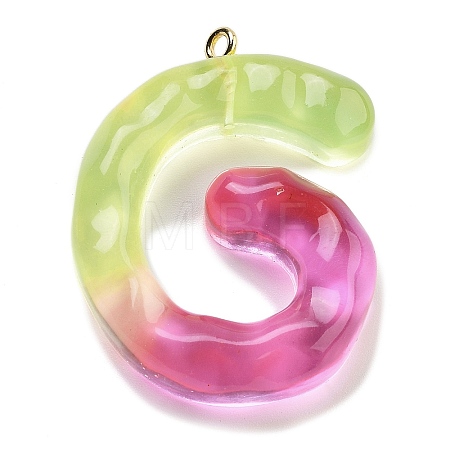 Resin Pendant FIND-Q107-01G-04-1