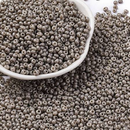 8/0 Baking Paint Glass Seed Beads SEED-M012-02A-56-1