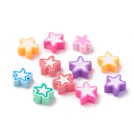 Handmade Polymer Clay Beads X-CLAY-I010-14-1