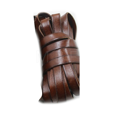 Soft Flat Leather Jewelry Cord WL-WH0008-02D-02-1