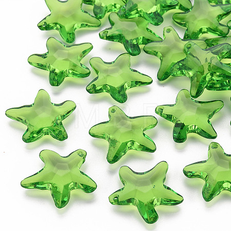 Transparent Acrylic Beads TACR-S154-58B-925-1