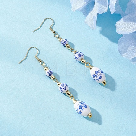 Brass Dangle Earrings EJEW-JE06739-01-1