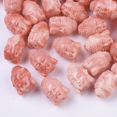 Synthetic Coral Beads CORA-R017-09-1