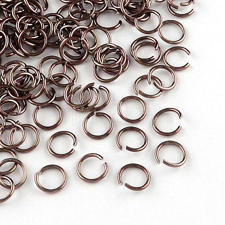 Anodized Aluminum Open Jump Rings ALUM-R005-0.8x6-15-1