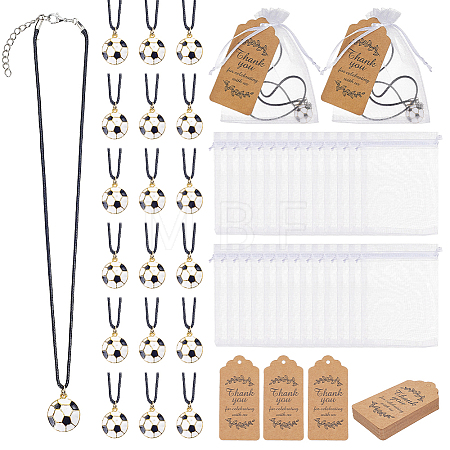 Waxed Cord Necklace NJEW-OC00008-1