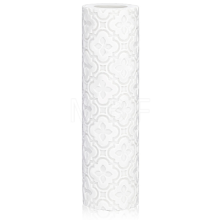 PLA Flower Pattern Clay Texture Roller FIND-WH0367-46-1