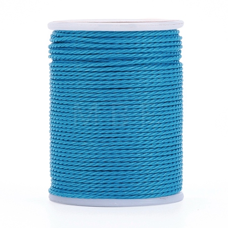 Round Waxed Polyester Cord YC-G006-01-1.0mm-14-1