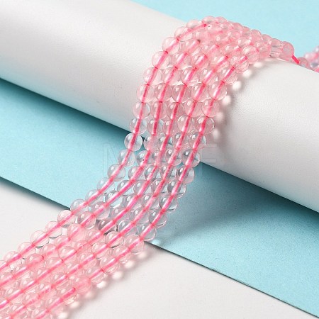 Natural Rose Quartz Beads Strands G-Z047-C03-04-1