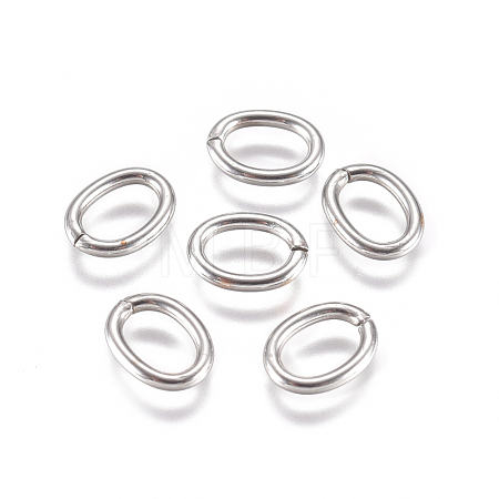 Tarnish Resistant 304 Stainless Steel Open Jump Rings X-STAS-L234-144A-1