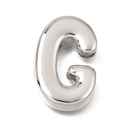 Brass Slide Charms KK-Z163-01P-G-1