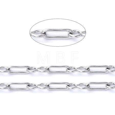 Tarnish Resistant 304 Stainless Steel Link Chains CHS-D032-04P-1