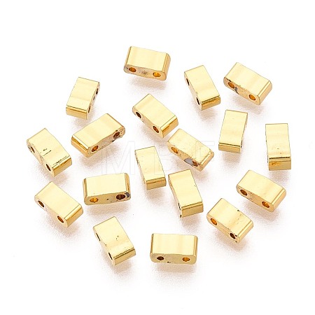 Electroplate Glass Seed Beads SEED-TAC0004-06-1