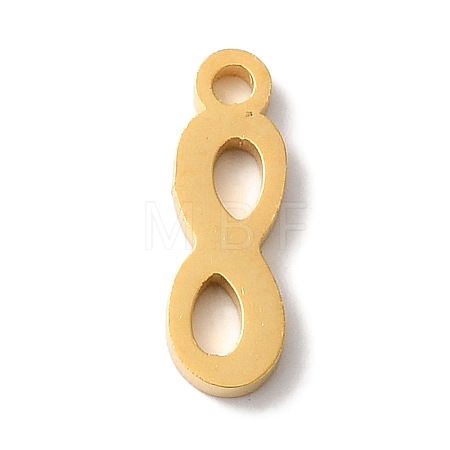 PVD Vacuum Plating 304 Stainless Steel Charms STAS-L081-019G-1