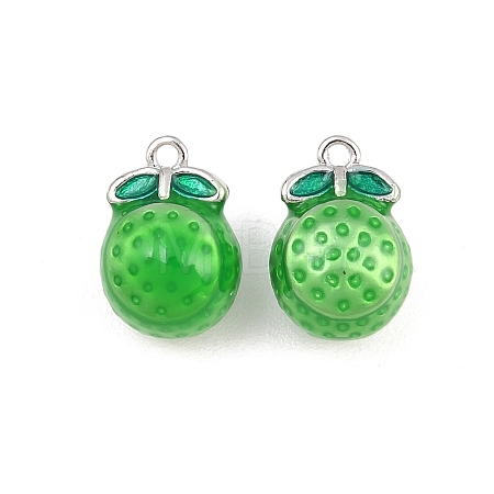 Brass Enamel Pendants KK-CBA6818-12P-1