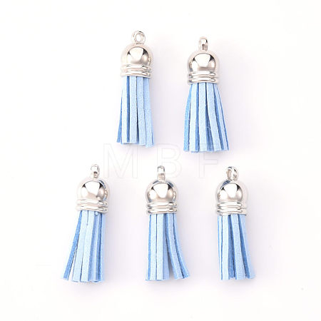 Faux Suede Tassel Pendant Decorations X-FIND-R095-012P-1