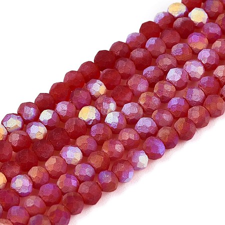 Transparent Glass Beads Strands LS-EGLA-A044-T2mm-MB01-1