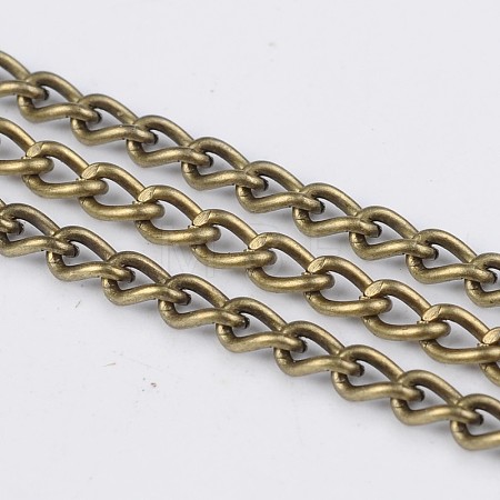 Iron Twisted Chains Curb Chains CHS003Y-AB-1