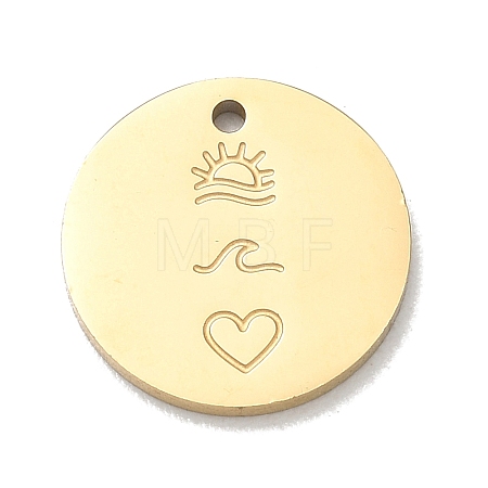 304 Stainless Steel Charms SA-CBA2714-04E-G-1