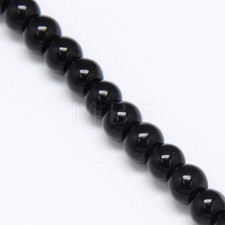 Crystal Glass Round Beads Strands EGLA-F037-4mm-B03-1
