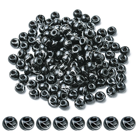 6/0 Opaque Glass Seed Beads SEED-YW0002-13R-1