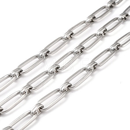 Tarnish Resistant 304 Stainless Steel Link Chains CHC-C020-06P-01-NR-1