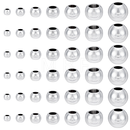 150Pcs 7 Styles UV Plating Electroplating ABS Beads KY-PH0002-44-1