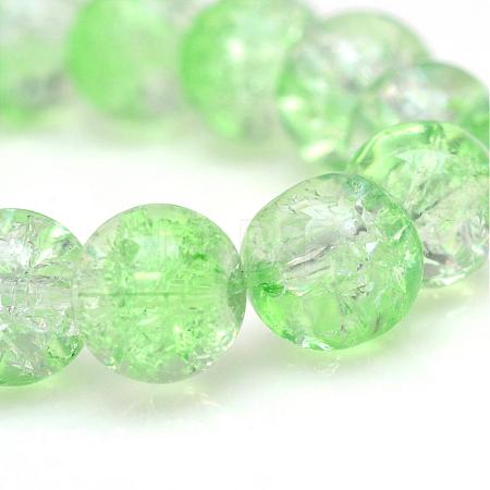Baking Paint Crackle Glass Bead Strands CCG-S001-4mm-13-1