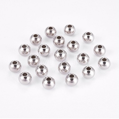 Tarnish Resistant 202 Stainless Steel Rondelle Spacer Beads STAS-F094-06A-P-1