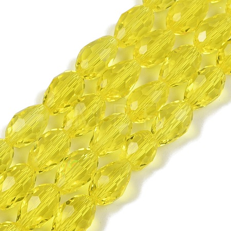 Transparent Glass Beads Strands LS-EGLA-N013-T6mm-D26-1