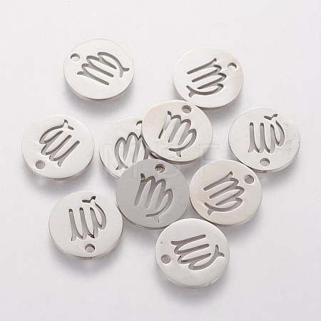 Non-Tarnish 304 Stainless Steel Charms STAS-Q201-T095-6-1