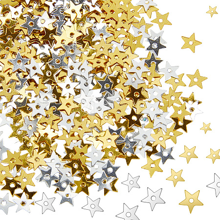 100G 2 Colors PET Paillette/Sequins Pendants KY-CY0001-02-1