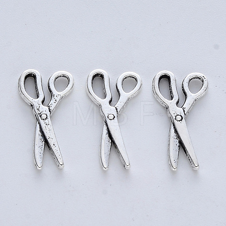 Tibetan Style Alloy Pendants TIBE-R316-007AS-RS-1