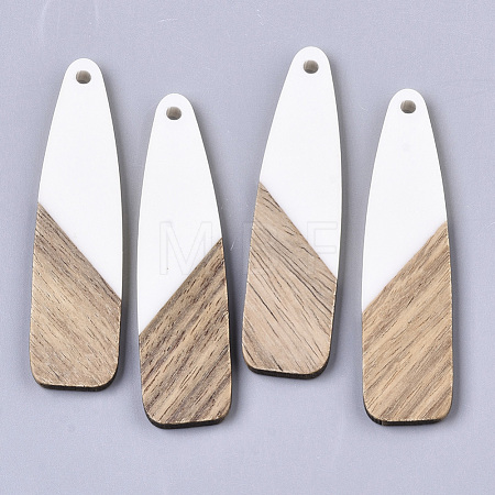 Resin & Walnut Wood Big Pendants X-RESI-S358-98H-1