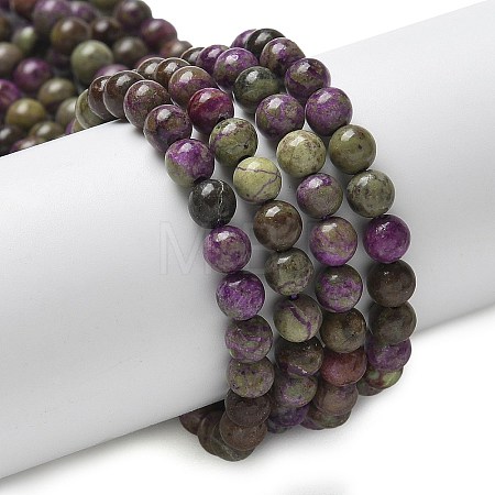 Natural Atlantisite Stichtite Beads Strands G-C168-A01-01-1