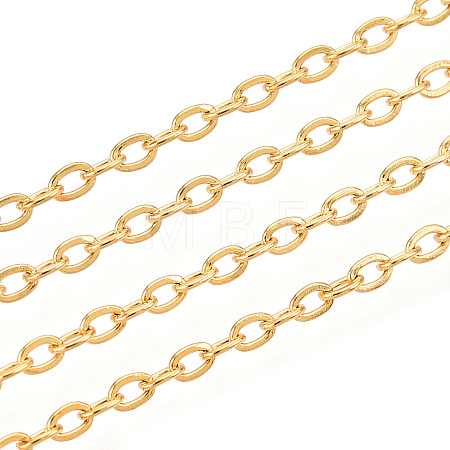 PVD Vacuum Plating 304 Stainless Steel Cable Chains CHS-R002-0.4mm-G-1