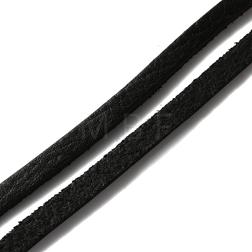 Flat Cowhide Leather Cord WL-WH0003-19E-01-1