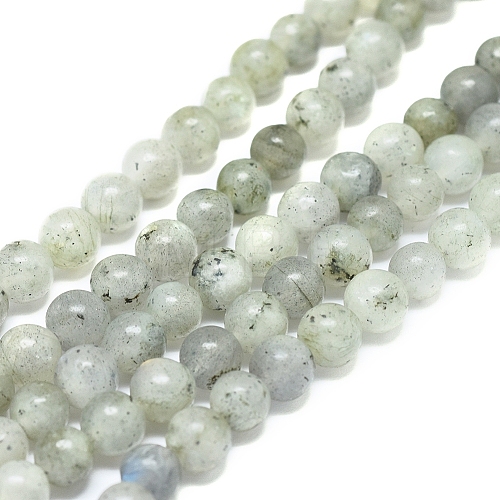 Natural Labradorite Beads Strands X-G-G828-01-6mm-1