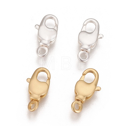 Brass Swivel Lobster Claw Clasps KK-K238-39M-S-1