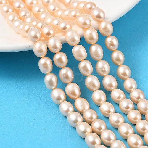 Natural Cultured Freshwater Pearl Beads Strands PEAR-I007-01D-01B-1