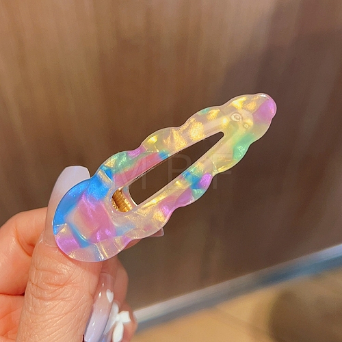 Resin Alligator Hair Clips PW-WG8E115-03-1