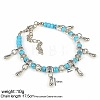 Bohemian Teardrop Alloy Charm Bracelets WG9243-2-3