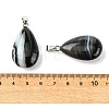 Natural Banded Agate Pendants GG-K002-09K-3