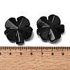 Natural Obsidian Carved Clover Display Decorration GG-CBA6D08-D06-3