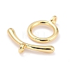 Rack Plating Brass Toggle Clasps X-KK-B036-09G-3